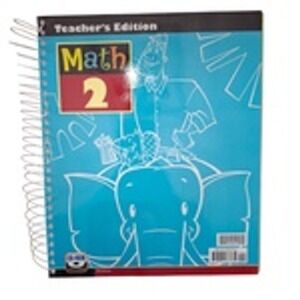 BJU Press Math 2 Teacher Edition Third‎ Edition Spiral Bound Grade 2 Textbook